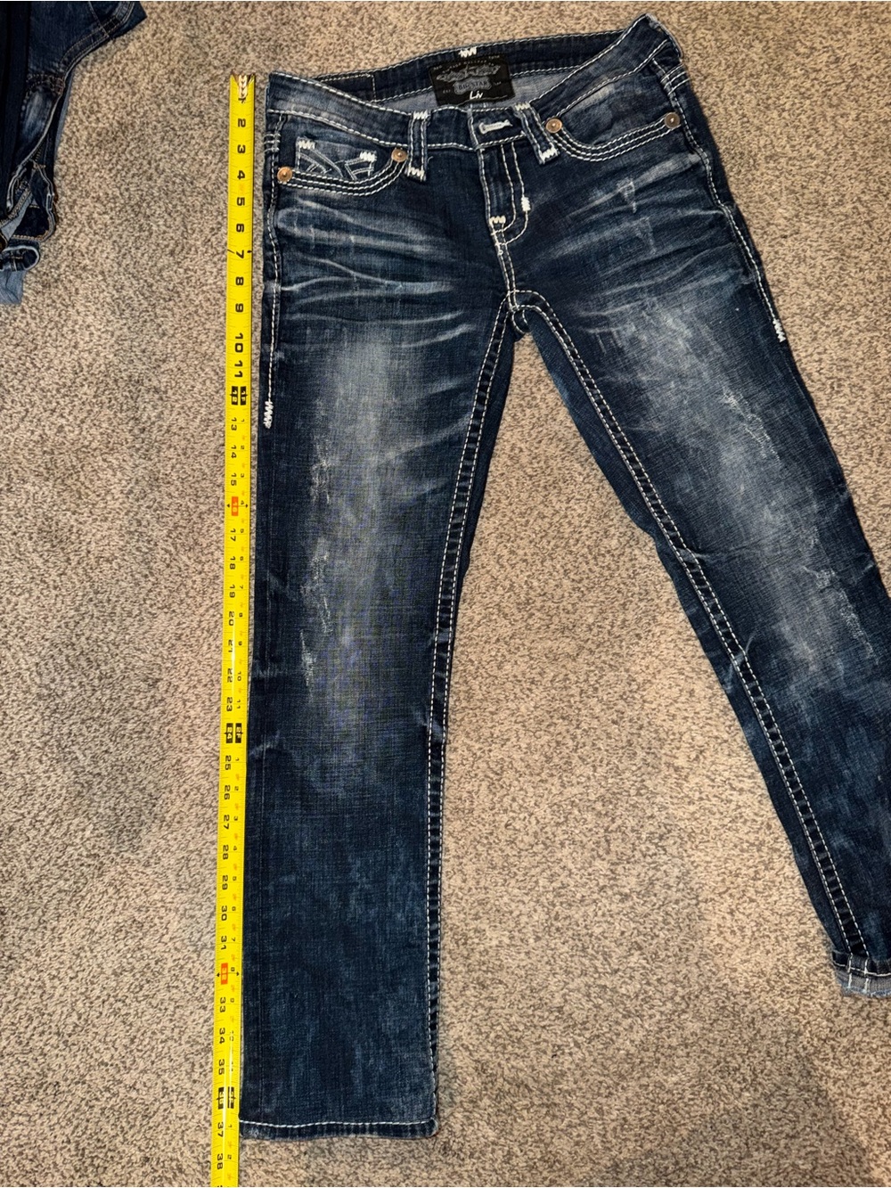 Big Star Liv Straight Leg Women’s Jeans - Dark Blue Wash